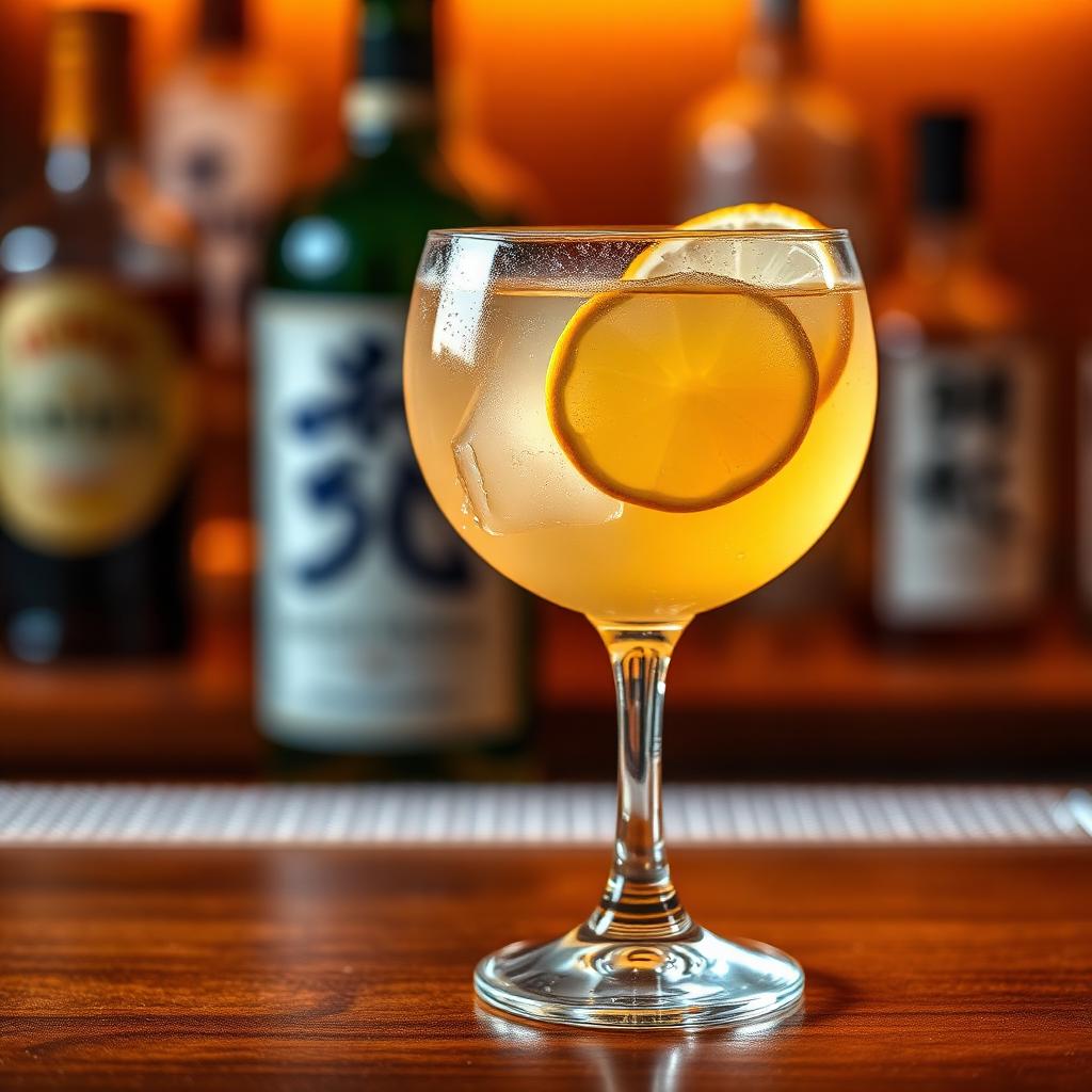 Yuzu Sake Spritz